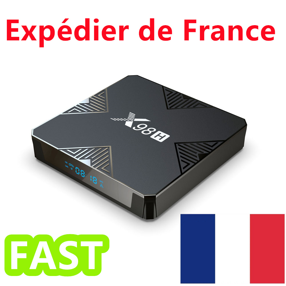 Ship From France X98H Smart TV Box Android 12 Allwinner H618 Quad Core A53 Support 4K Wifi6 Set Top Box 2GB 16GB ,4GB 32GB
