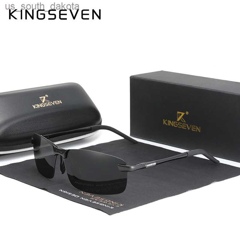 Sunglasses KINGSEVEN NEW Upgrade Fashion Men's Aluminum Sunglasses Polarized Rimless Simple Design Driving Sun Glasses Brand Men UV400 L230523
Sunglasses KINGSEVEN NEW Upgrade Fashion Men's Aluminum Sunglasses Polarized Rimless Simple Design Driving Sun Glasses Brand Men UV400 L230523