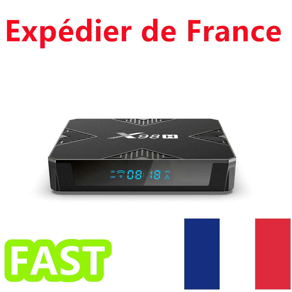 Ship From France X98H Smart TV Box Android 12 Allwinner H618 Quad Core A53 Support 4K Wifi6 Set Top Box 2GB 16GB ,4GB 32GB