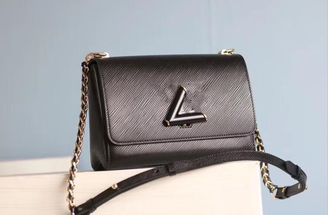 High Quality Tier Quality luxury designer Bag Twist Denim Genuine Leather Women Shoulder Bag Lock Flap Handbag MM Women's Crossbody wallet Lady Pochette M50273, #1 black +gold chian
High Quality Tier Quality luxury designer Bag Twist Denim Genuine Leather Women Shoulder Bag Lock Flap Handbag MM Women's Crossbody wallet Lady Pochette M50273, #1 black +gold chian
