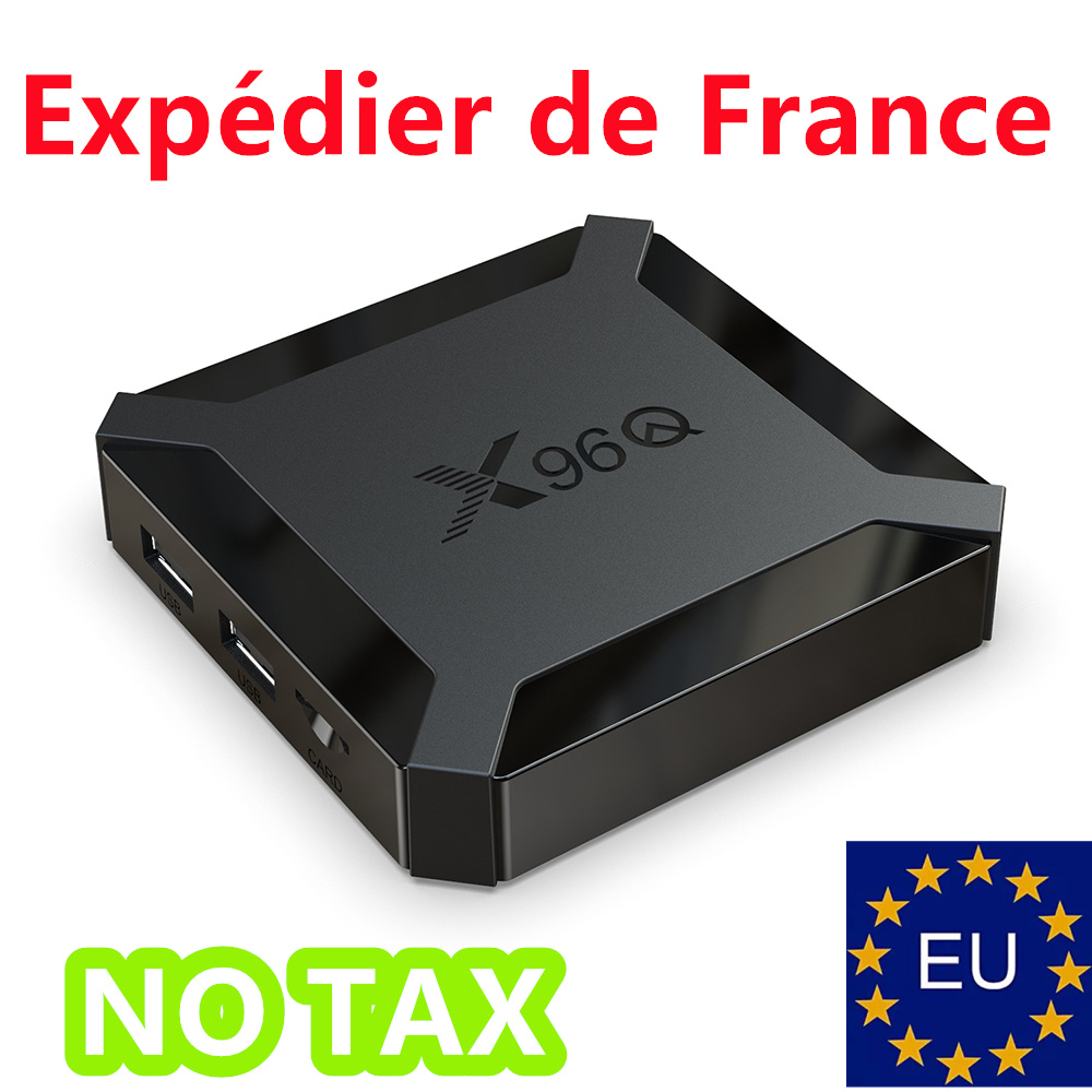 Ship From France X96Q TV Box Android 10.0 OS 2GB RAM 16GB Smart 1GB 8GB Allwinner H313 Quad Core 4K 100M LAN