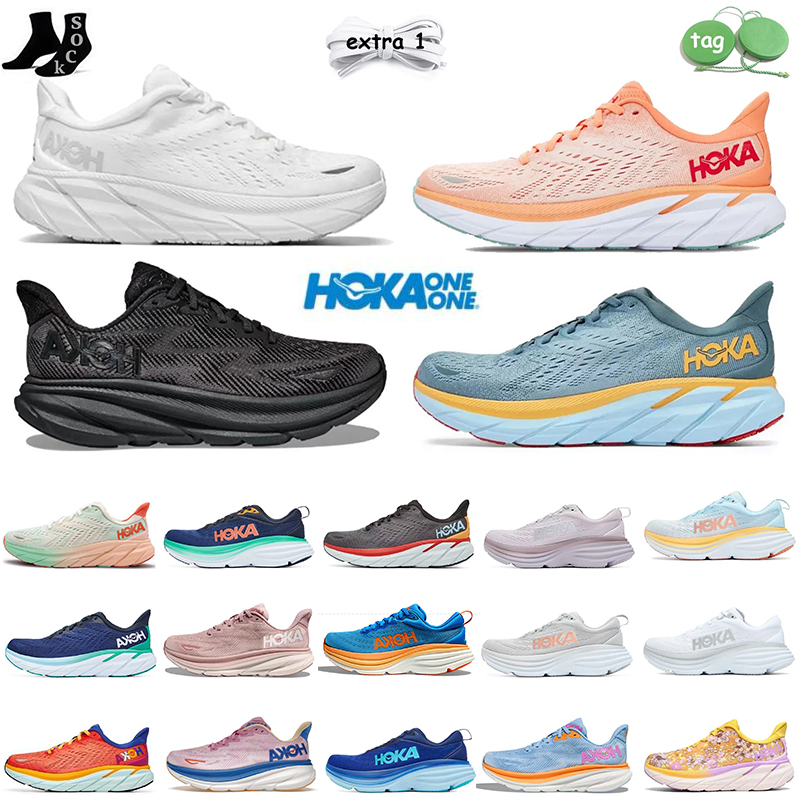 

Hoka Clifton 8 9 Hokas Running Shoes Hoka bondi 8 Trainers On Black Cloud Mist Blue Peach Whip Carbon X 2 Triple White Mesh Tennis Jogging Sports Sneakers Sports Shoe, D18 clifton 8 cantaloupe 36-41