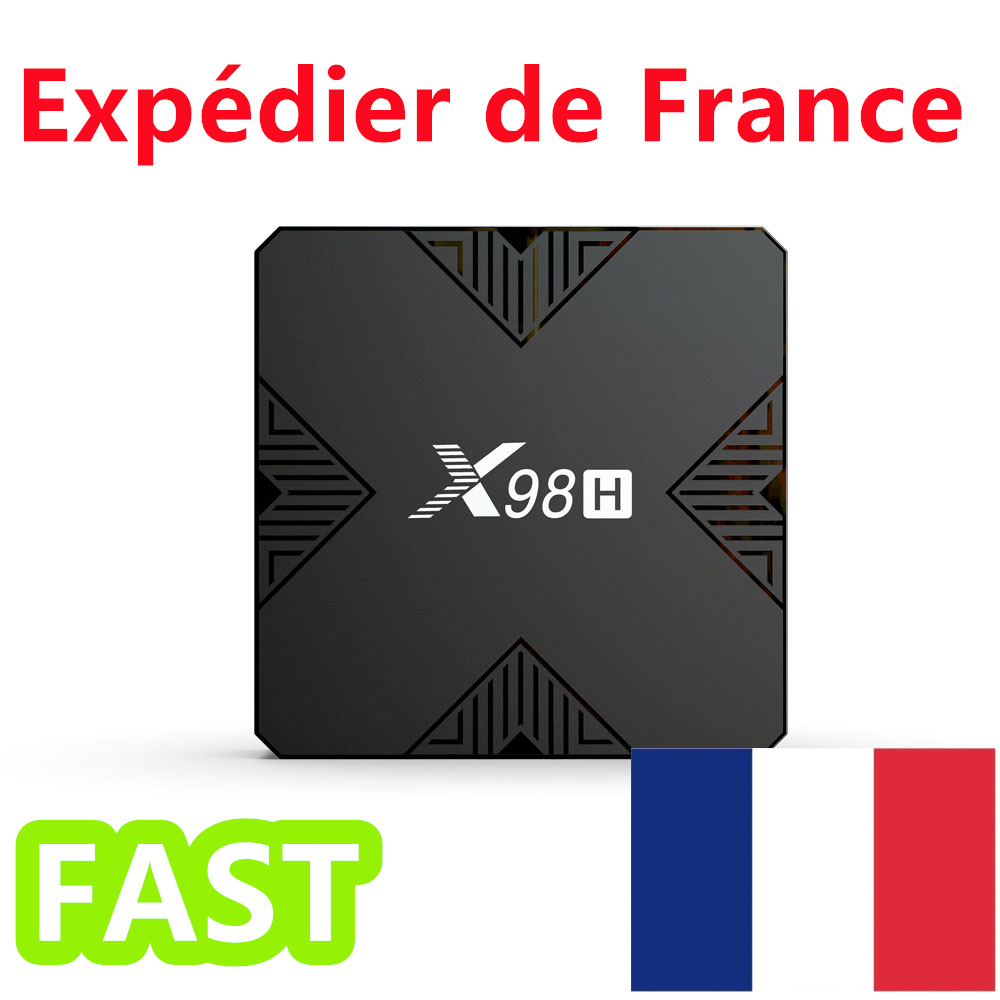 Ship From France X98H Smart TV Box Android 12 Allwinner H618 Quad Core A53 Support 4K Wifi6 Set Top Box 2GB 16GB ,4GB 32GB