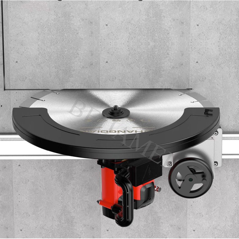 Wall Cutting Machine Doorway Opening Concrete Cutting Door And Window Cutting 650mm Blade Slotting Machine With 2.4m Guide Rail