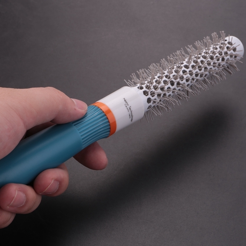 Hair Brushes Roller Comb Professional 5 Size Hair Dressing Brushes High Temperature Resistant Round Comb Hair Styling Tool Hairbrush 230529