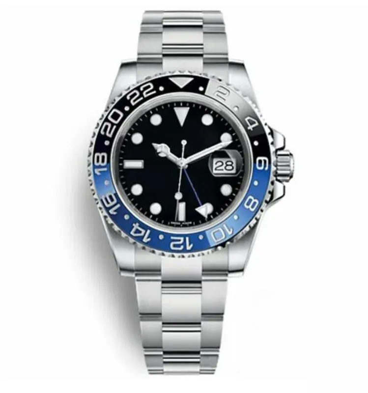 Men watch Wristwatch Blue Black Ceramic Bezel Stainless Steel Watchc Automatic GMT Mechanical wrist Watch Movement Limited Jubilee watches Master
Men watch Wristwatch Blue Black Ceramic Bezel Stainless Steel Watchc Automatic GMT Mechanical wrist Watch Movement Limited Jubilee watches Master