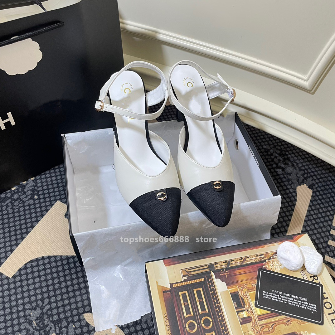 Paris Luxury designer High heel Sandals Summer 2023 Ankle Strap White For Women's Pointed toes Shoes Party chanei Shoes Brand Sexy Ladies Slide 2c, C4 high quality
Paris Luxury designer High heel Sandals Summer 2023 Ankle Strap White For Women's Pointed toes Shoes Party chanei Shoes Brand Sexy Ladies Slide 2c, C4 high quality