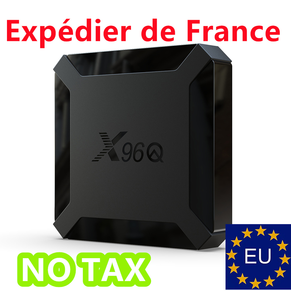Ship From France X96Q TV Box Android 10.0 OS 2GB RAM 16GB Smart 1GB 8GB Allwinner H313 Quad Core 4K 100M LAN