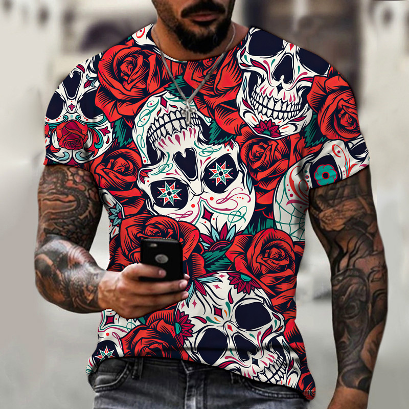 Men's t Shirts Death Skull Print Shirt for Men Terror Harajuku Oversized Short Sleeve Tops Summer Trend Leisure O-neck Tees Vintage Clothes 152JDS, Dxtx-skull-10304
Men's t Shirts Death Skull Print Shirt for Men Terror Harajuku Oversized Short Sleeve Tops Summer Trend Leisure O-neck Tees Vintage Clothes 152JDS, Dxtx-skull-10304