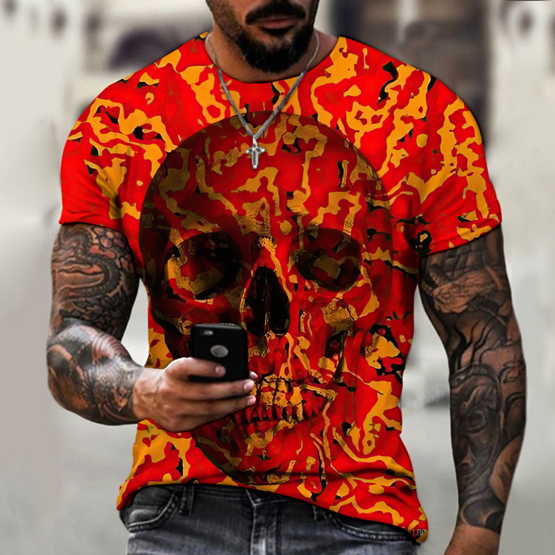 Men's t Shirts Death Skull Print Shirt for Men Terror Harajuku Oversized Short Sleeve Tops Summer Trend Leisure O-neck Tees Vintage Clothes 11SKZD, Dxtx-skull-10301
Men's t Shirts Death Skull Print Shirt for Men Terror Harajuku Oversized Short Sleeve Tops Summer Trend Leisure O-neck Tees Vintage Clothes 11SKZD, Dxtx-skull-10301