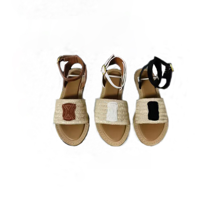 High Quality Cowhide Sandal Candy 3Color Flats Shoes Women's Leisure Designer Outdoor Luxury Slipper Women's Flat Bottom Comfort Sand Beach Sandals 35-40, White
High Quality Cowhide Sandal Candy 3Color Flats Shoes Women's Leisure Designer Outdoor Luxury Slipper Women's Flat Bottom Comfort Sand Beach Sandals 35-40, White