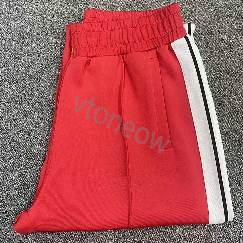 2024 Designer Men Pant Women print fashion style long pants Casual mens rainbow jogger Stripes Drawstring Asian size