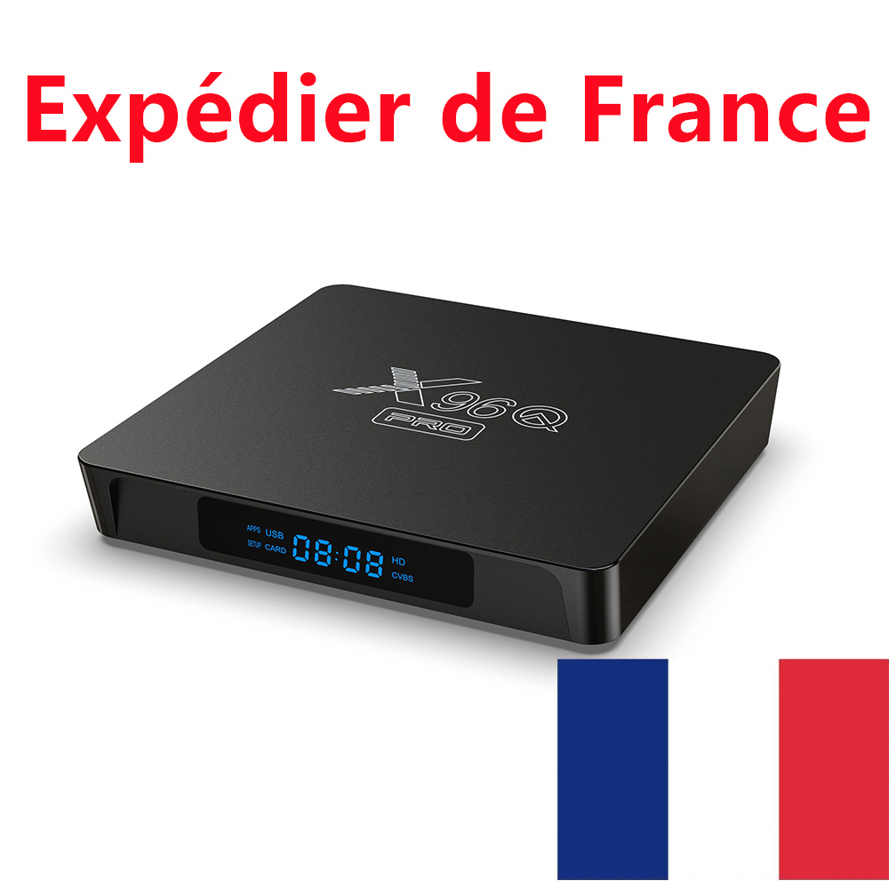 Ship From France X96Q Pro TV Box Android 10 Smart TVBOX Allwinner H313 Quad Core 4K 60fps 2.4G WiFi Google Playstore X96 Mini
Ship From France X96Q Pro TV Box Android 10 Smart TVBOX Allwinner H313 Quad Core 4K 60fps 2.4G WiFi Google Playstore X96 Mini