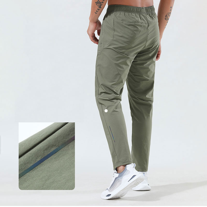 Outdoor Ice Silk Casual Pant Thin Trousers Yoga Sports Men Pants Quick Drying Stretch Ripstop Sweatpants Classic Fit Jogger