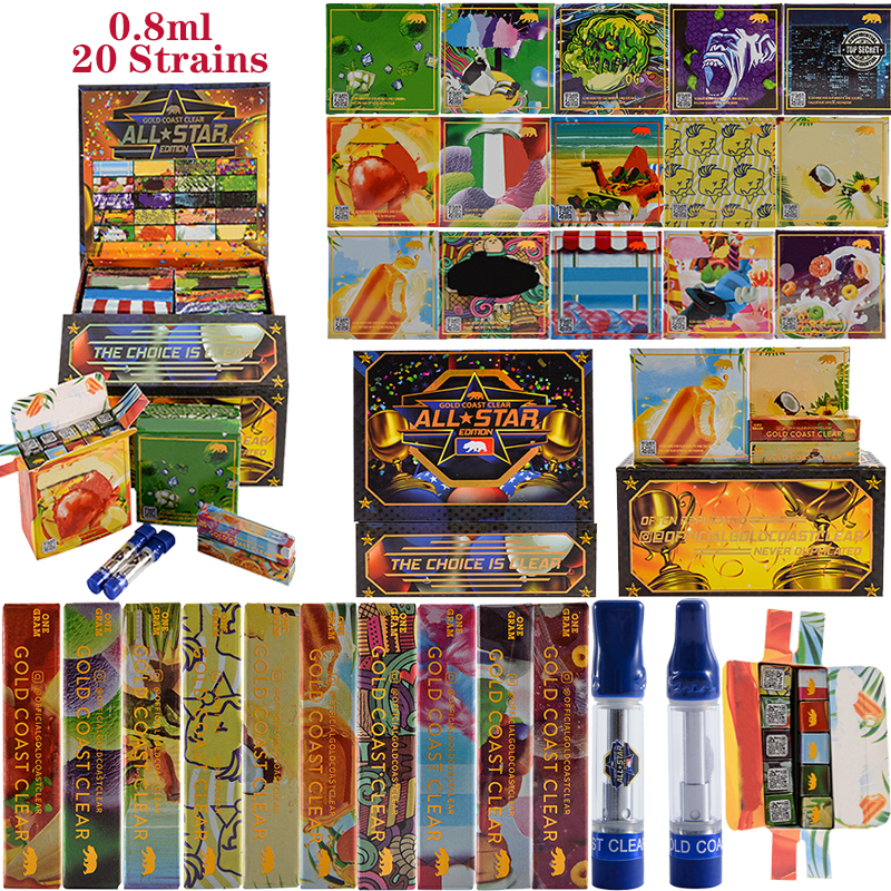 All Star Edition Blue GOLD COAST CLEAR Atomizer 0.8ml Empty 10 Strains Glass Tank Thick Oil Cartridges Vape Cartridge Ceramic Carts 510 Thread Battery Vaporizer
All Star Edition Blue GOLD COAST CLEAR Atomizer 0.8ml Empty 10 Strains Glass Tank Thick Oil Cartridges Vape Cartridge Ceramic Carts 510 Thread Battery Vaporizer