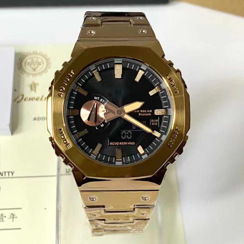 New 2100 Dual Display Dial Men's Sports Watch Multifunctional Waterproof Military Quartz Watch Automatic LED Light Boy Gift Shockproof with case set
New 2100 Dual Display Dial Men's Sports Watch Multifunctional Waterproof Military Quartz Watch Automatic LED Light Boy Gift Shockproof with case set