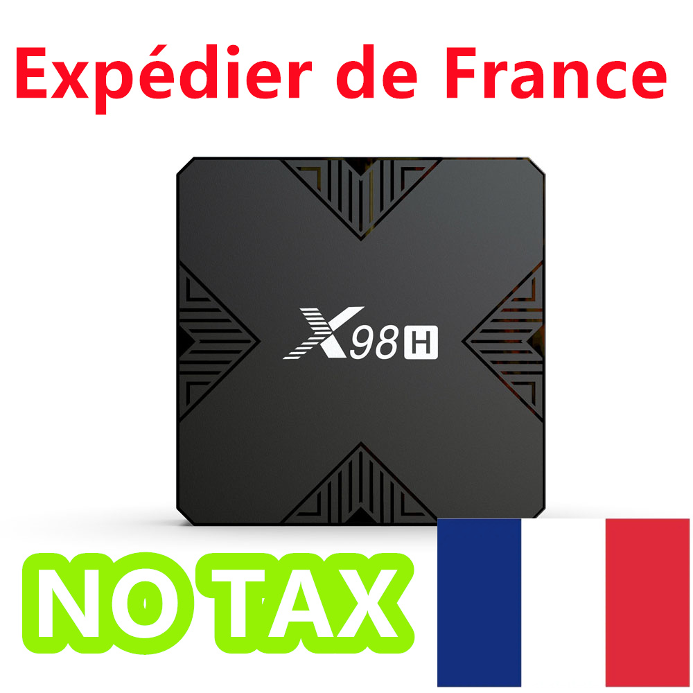 Ship From France X98H Smart TV Box Android 12 Allwinner H618 Quad Core A53 Support 4K Wifi6 Set Top Box 2GB 16GB ,4GB 32GB