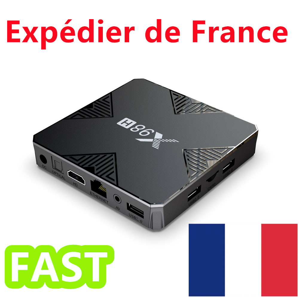 Ship From France X98H Smart TV Box Android 12 Allwinner H618 Quad Core A53 Support 4K Wifi6 Set Top Box 2GB 16GB ,4GB 32GB