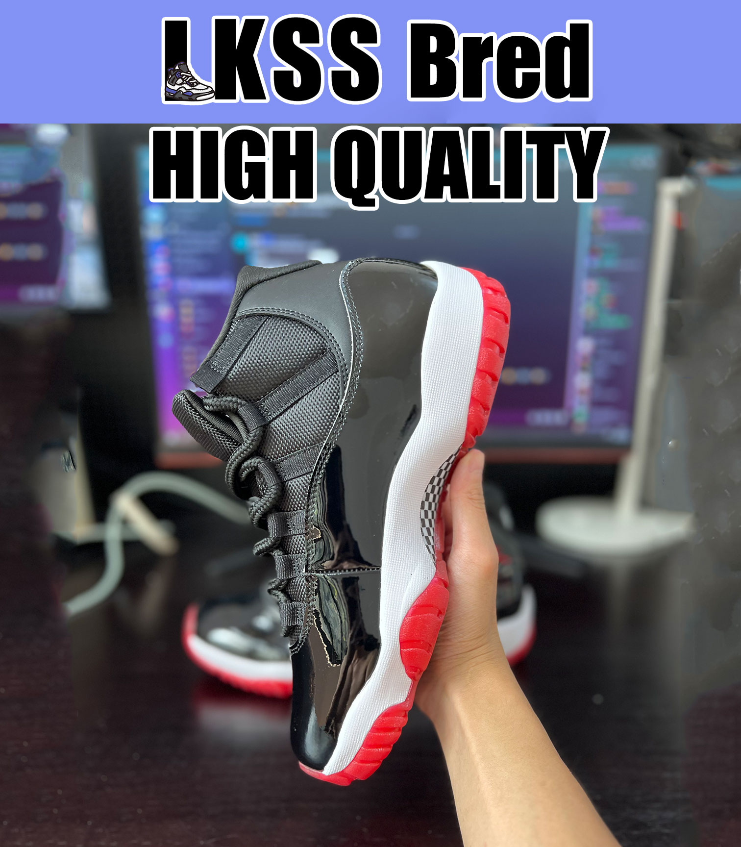 LKSS Bred Jumpman 11 11s Shoes OG Mens Basketball Sneaker Sports Sneakers