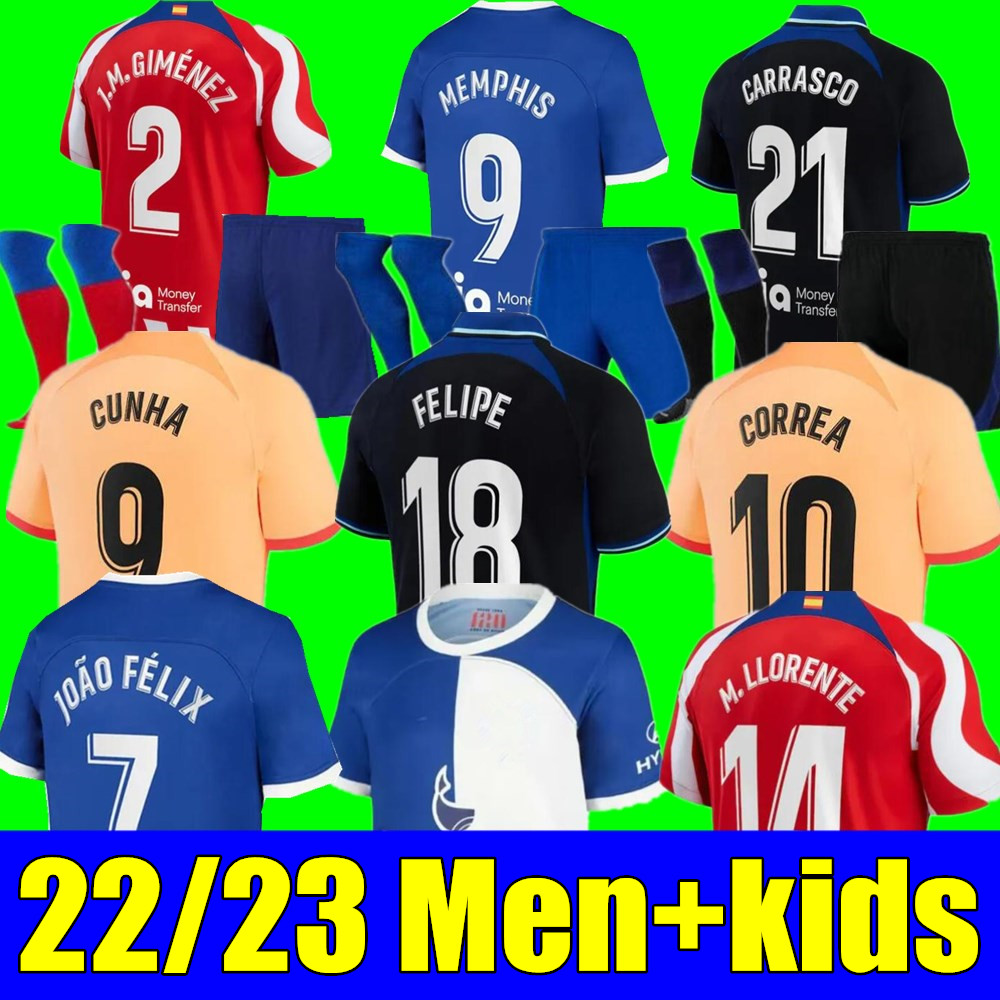 120th men kids kits soccer jerseys 22 23 24 JOAO FELIX 2023 2024 MORATA M. LLORENTE Correa MEMPHIS camiseta football shirt GRIEZMANN R. DE PAUL CARRASCO AtlETicO MaDriDS, Adult away+champion patch
120th men kids kits soccer jerseys 22 23 24 JOAO FELIX 2023 2024 MORATA M. LLORENTE Correa MEMPHIS camiseta football shirt GRIEZMANN R. DE PAUL CARRASCO AtlETicO MaDriDS, Adult away+champion patch