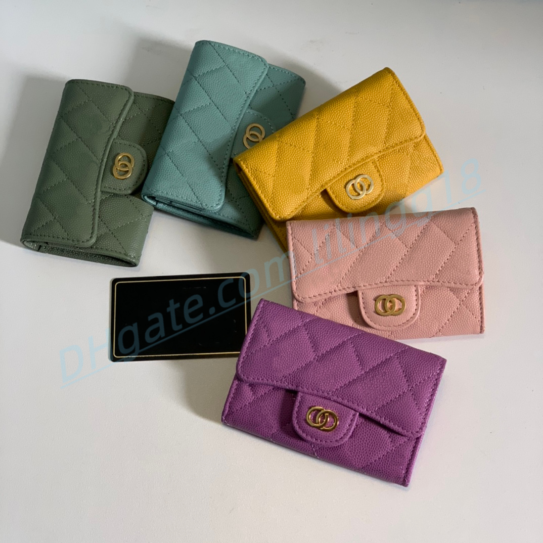 Top Designer Fashion Card pack Women's clamshell Coin Purse Card Holder Pouch Luxury multifunctional Real leather buckle Key Wallets With Box, Light blue
Top Designer Fashion Card pack Women's clamshell Coin Purse Card Holder Pouch Luxury multifunctional Real leather buckle Key Wallets With Box, Light blue