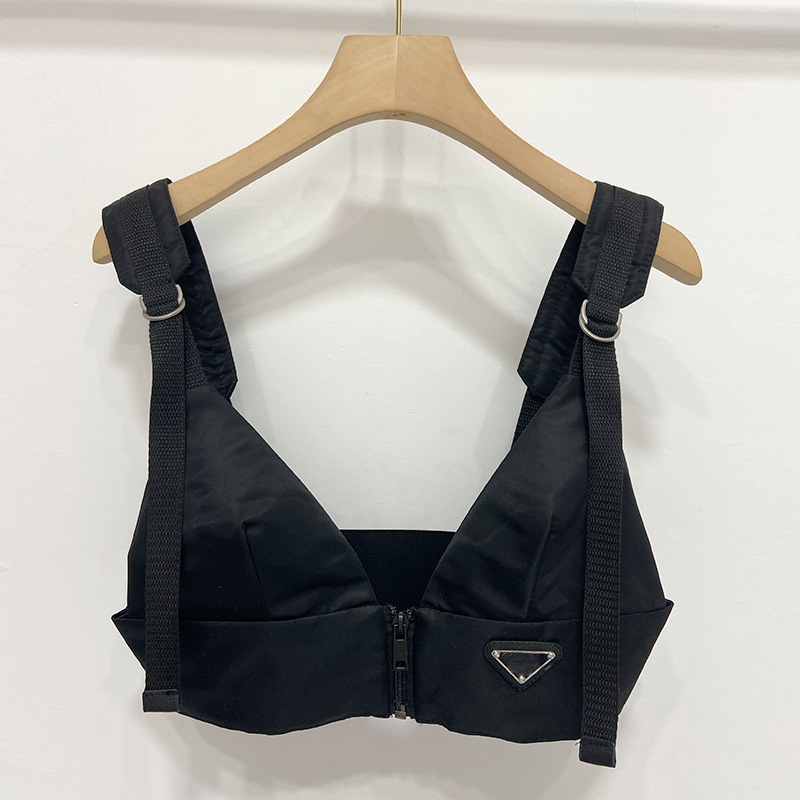 Women Sexy Tank Tops Summer Triangle Decorative Brand Clothings Bikinis Camisole Bra Vest, Black
Women Sexy Tank Tops Summer Triangle Decorative Brand Clothings Bikinis Camisole Bra Vest, Black