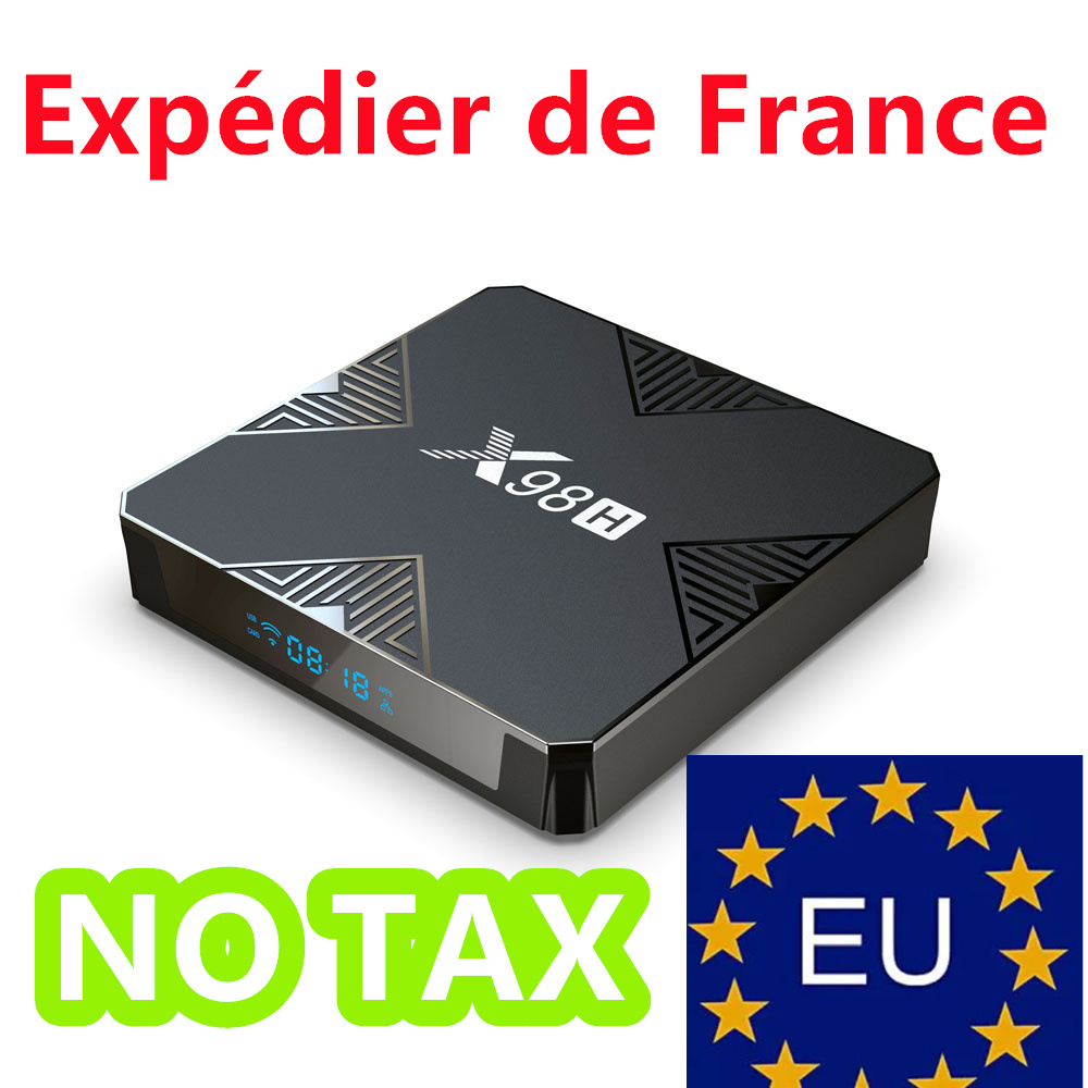 Ship From France X98H Smart TV Box Android 12 Allwinner H618 Quad Core A53 Support 4K Wifi6 Set Top Box 2GB 16GB ,4GB 32GB