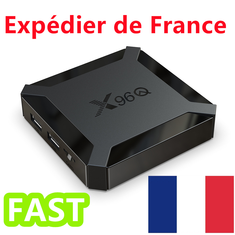Ship From France X96Q TV Box Android 10.0 OS 2GB RAM 16GB Smart 1GB 8GB Allwinner H313 Quad Core 4K 100M LAN