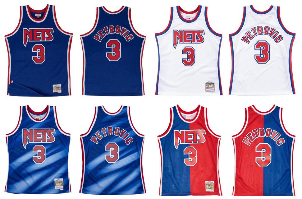 Drazen Petrovic basketball Jersey S-6XL Mitchell & Ness 1992-93 Mesh Hardwoods Classics Men Women kids retro jersey, Stitched jersey
Drazen Petrovic basketball Jersey S-6XL Mitchell & Ness 1992-93 Mesh Hardwoods Classics Men Women kids retro jersey, Stitched jersey