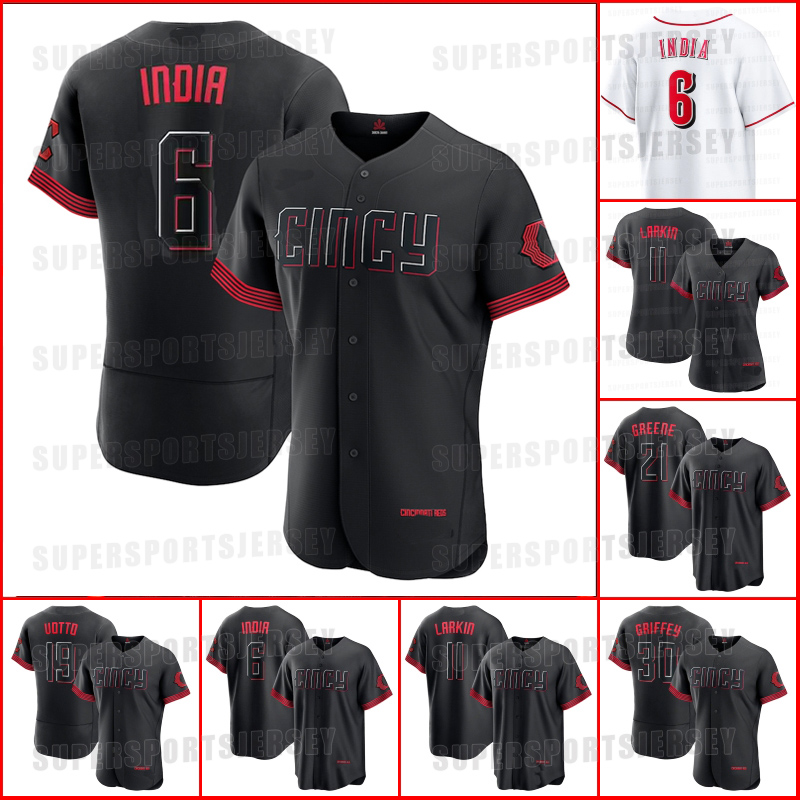 CINCY 2023 City Connect Reds Jersey cINCINNATIs 6 Jonathan India 4 Wil Myers 19 Joey Votto Tyler Stephenson TJ Friedl Barry Larkin 21 Hunter Greene 30 Ken Griffey Jr., 2023 city connect-cool base
CINCY 2023 City Connect Reds Jersey cINCINNATIs 6 Jonathan India 4 Wil Myers 19 Joey Votto Tyler Stephenson TJ Friedl Barry Larkin 21 Hunter Greene 30 Ken Griffey Jr., 2023 city connect-cool base