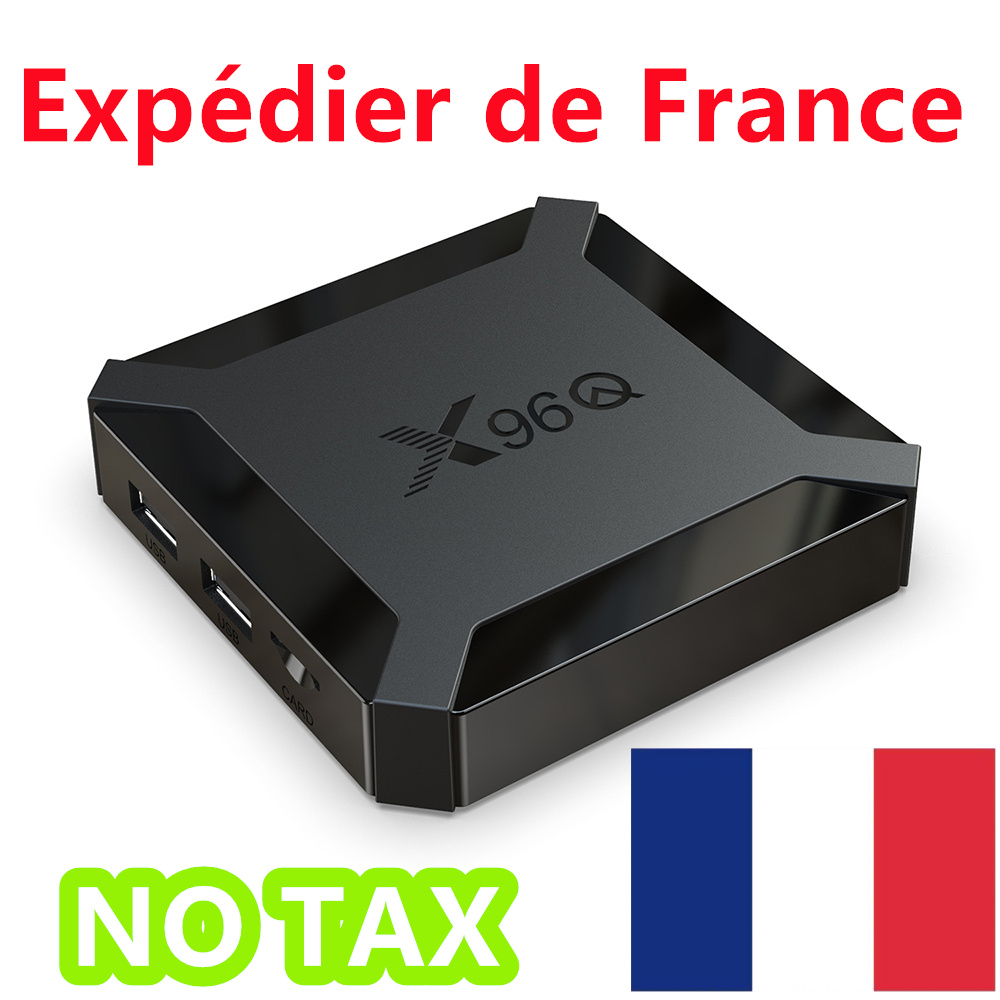 Ship From France X96Q TV Box Android 10.0 OS 2GB RAM 16GB Smart 1GB 8GB Allwinner H313 Quad Core 4K 100M LAN
