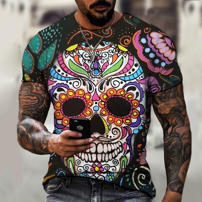 Men's t Shirts Death Skull Print Shirt for Men Terror Harajuku Oversized Short Sleeve Tops Summer Trend Leisure O-neck Tees Vintage Clothes 12CD9Q, Dxtx-skull-10304
Men's t Shirts Death Skull Print Shirt for Men Terror Harajuku Oversized Short Sleeve Tops Summer Trend Leisure O-neck Tees Vintage Clothes 12CD9Q, Dxtx-skull-10304