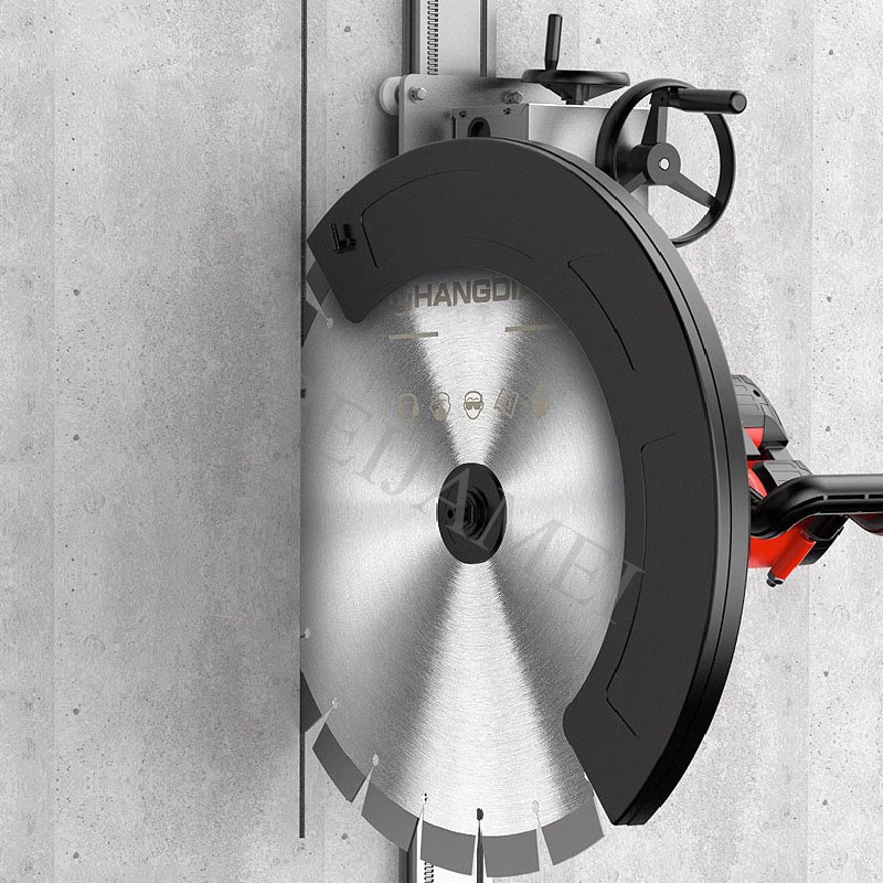 Wall Cutting Machine Doorway Opening Concrete Cutting Door And Window Cutting 650mm Blade Slotting Machine With 2.4m Guide Rail