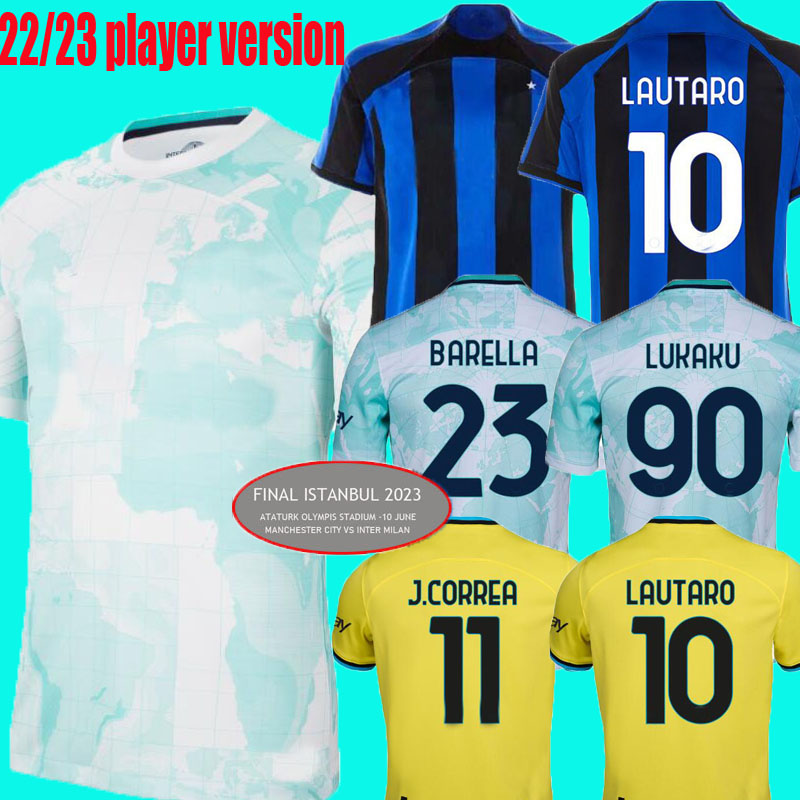 22 23 24 LUKAKU Soccer Jerseys FINAL Maillot de DZEKO LAUTARO BARELLA 2023 Maglie Football ShirtS TOPS Kvaratskhelia Special Inters Milans player version NO sponsor, 23/24 home 1
22 23 24 LUKAKU Soccer Jerseys FINAL Maillot de DZEKO LAUTARO BARELLA 2023 Maglie Football ShirtS TOPS Kvaratskhelia Special Inters Milans player version NO sponsor, 23/24 home 1