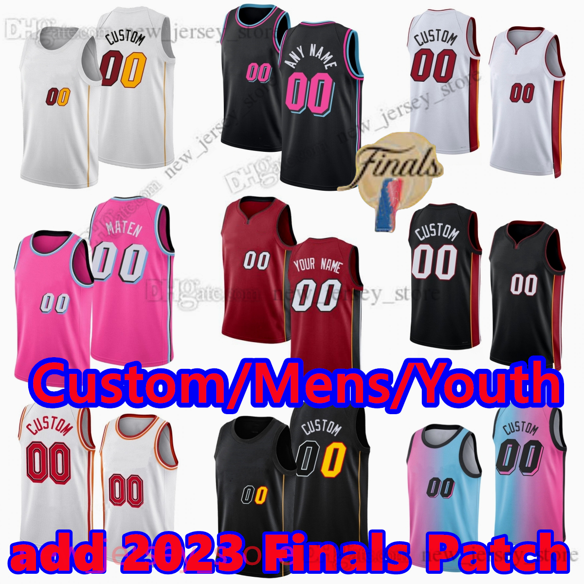 22 Jimmy Butler Jersey 2023 Finals Patch Custom Printed Basketball Jerseys 16 Caleb Martin 55 Duncan Robinson 13 Bam Adebayo 7 Kyle Kevin Lowry Love Gabe Vincent Youth, Printed+finals (with team logo)
22 Jimmy Butler Jersey 2023 Finals Patch Custom Printed Basketball Jerseys 16 Caleb Martin 55 Duncan Robinson 13 Bam Adebayo 7 Kyle Kevin Lowry Love Gabe Vincent Youth, Printed+finals (with team logo)