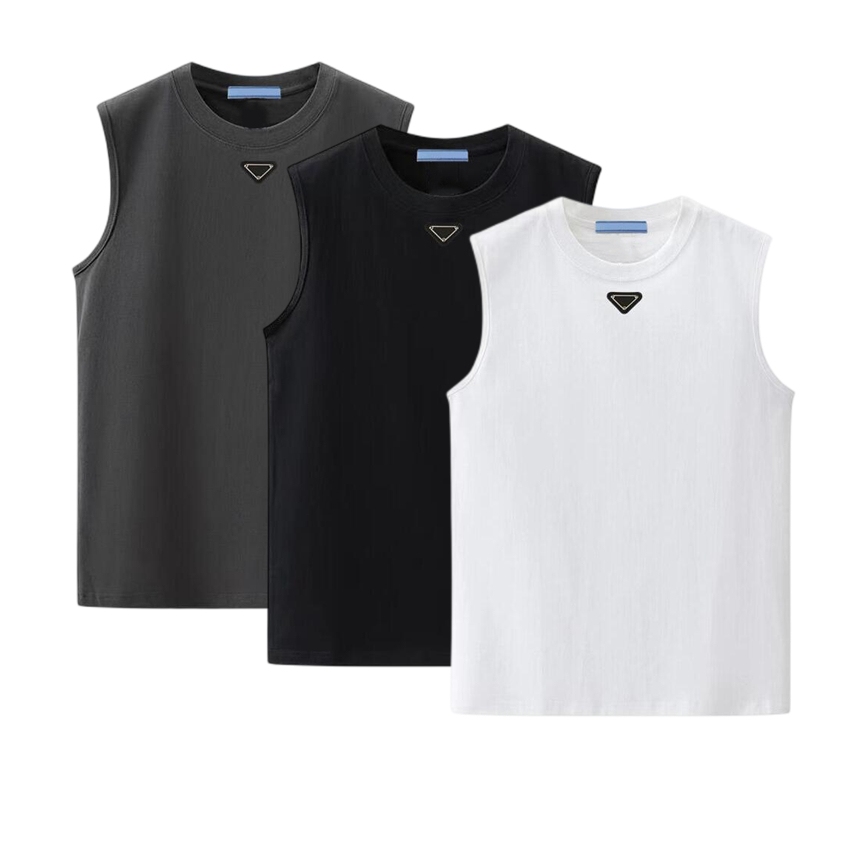 pra t shirt for men fashion designer mens polos tees tshirts tank top summer cotton round neck sleeveless vest brands womens mans solid loose fit bottoming shirt vests, White
pra t shirt for men fashion designer mens polos tees tshirts tank top summer cotton round neck sleeveless vest brands womens mans solid loose fit bottoming shirt vests, White