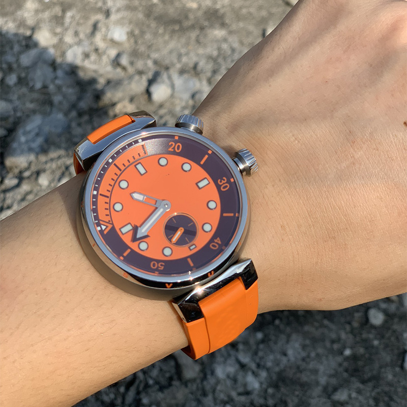 Watch Mens Watch Mechanical movement leather Strap Fashion Watches Waterproof Design WristWatch Montre de luxe fashion watch, Color 2
Watch Mens Watch Mechanical movement leather Strap Fashion Watches Waterproof Design WristWatch Montre de luxe fashion watch, Color 2