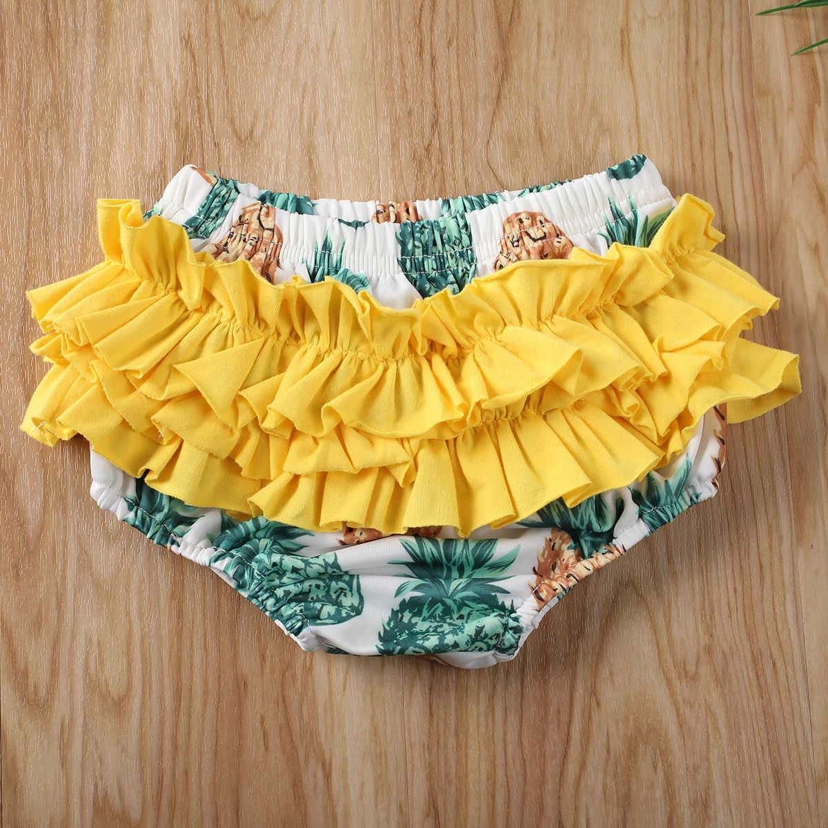 Clothing Sets Summer Swimsuit Kid Baby Girl Watermelon Pineapple Halter Swimwear Bikini Set Bathing Swimming Clothes