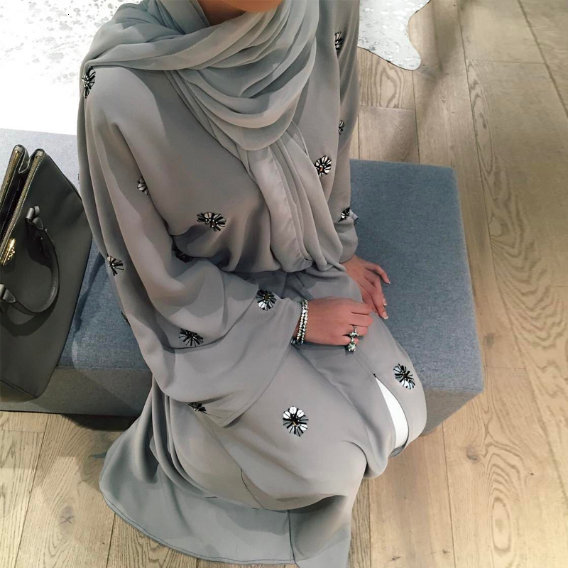 Ethnic Clothing Abaya Kimono Kaftan Dubai Islam Muslim Hijab Dress Abayas Caftan Marocain Qatar Oman Turkey Clothing For Women Robe Femme 230529