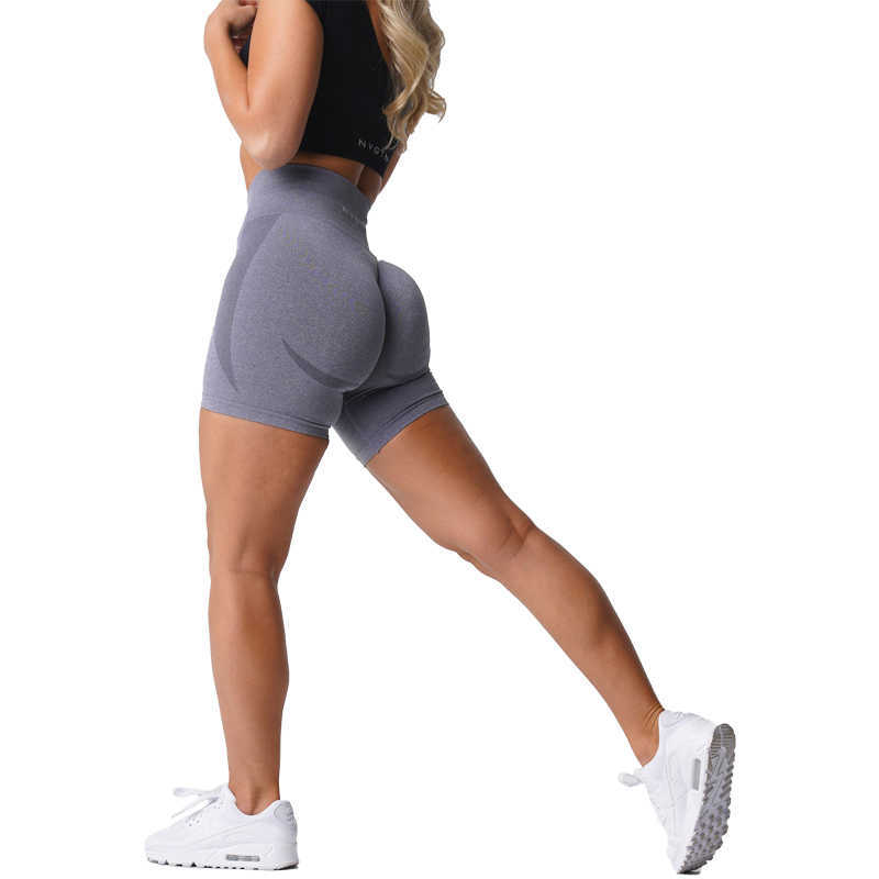 Women's Pants Capris NVGTN Seamless Shorts for Women Push Up Booty Workout Shorts Fitness Sports Short Gym Clothing Shorts J0529