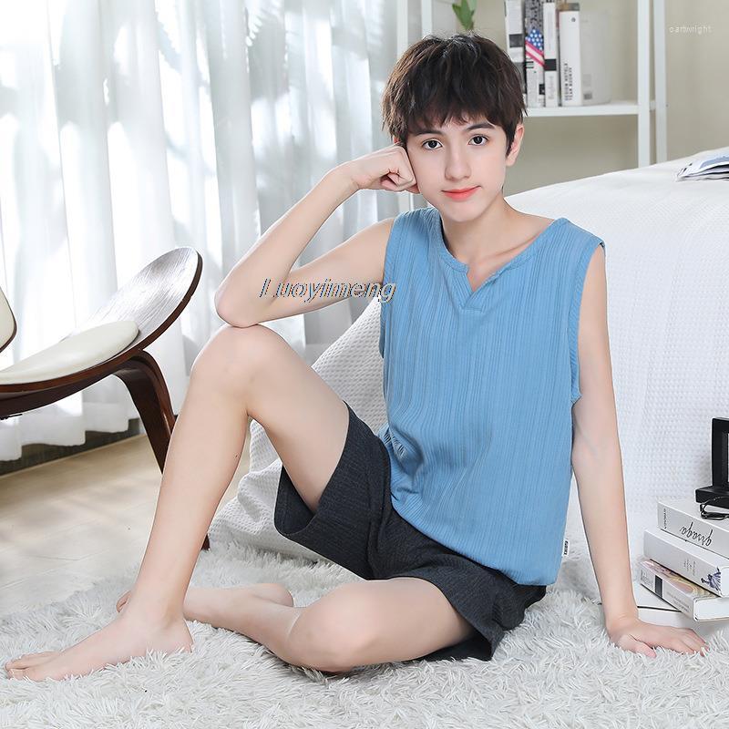 Men's Sleepwear 2023 Pajama Set Men Summer Pijamas Sleeveless Vest Shorts Cotton Big Boys Pajamas Fashion Solid Color Loungewear, Bfw
Men's Sleepwear 2023 Pajama Set Men Summer Pijamas Sleeveless Vest Shorts Cotton Big Boys Pajamas Fashion Solid Color Loungewear, Bfw