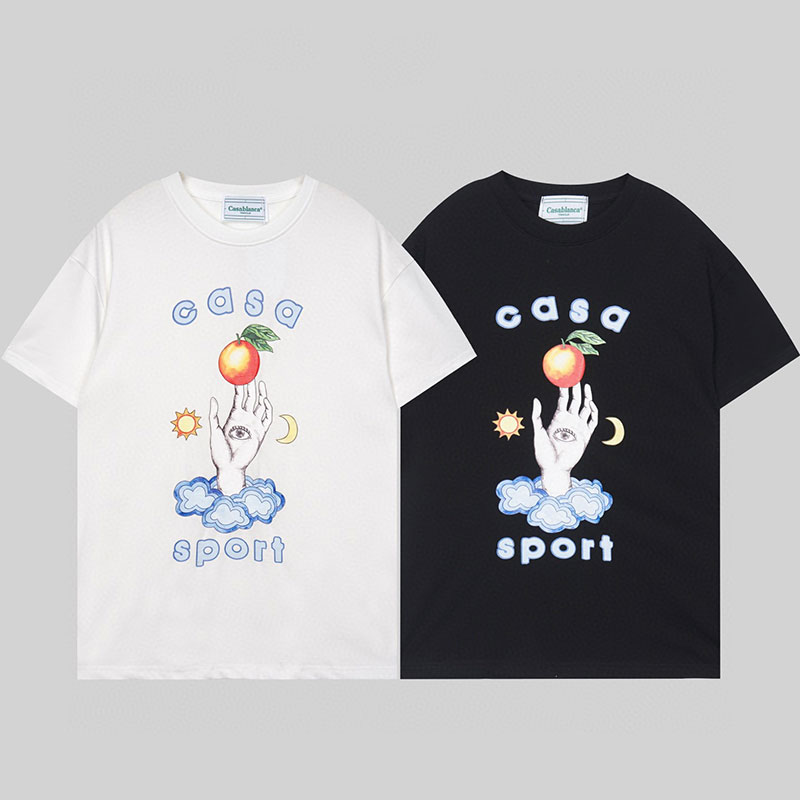 Mens Womens Couple Casablanc Shirt Casa Talisman T-Shirt 100% Organic Cotton Talisman Black Screen-Printed Relaxed Fit TShirt Features Seasonal Houses Sport Story
Mens Womens Couple Casablanc Shirt Casa Talisman T-Shirt 100% Organic Cotton Talisman Black Screen-Printed Relaxed Fit TShirt Features Seasonal Houses Sport Story