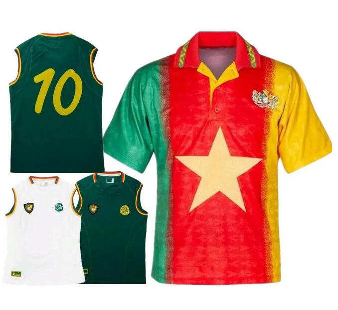 1994 1995 2002 Cameroon retro soccer jersey 02 Eto o Mboma MILLA home away vintage classic football shirt
1994 1995 2002 Cameroon retro soccer jersey 02 Eto o Mboma MILLA home away vintage classic football shirt
