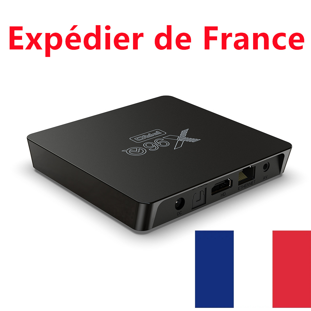 Ship From France X96Q Pro TV Box Android 10 Smart TVBOX Allwinner H313 Quad Core 4K 60fps 2.4G WiFi Google Playstore X96 Mini