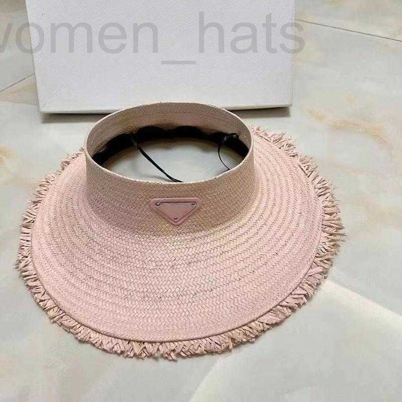 Visors designer Hats Designer Empty Visor Straw Hat Fashion Outdoor Travel Caps Quality Men Women Sun Cap 8 colors 67PB, P6
Visors designer Hats Designer Empty Visor Straw Hat Fashion Outdoor Travel Caps Quality Men Women Sun Cap 8 colors 67PB, P6