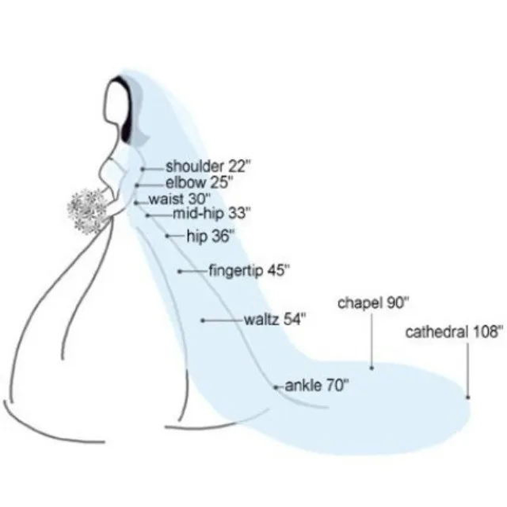 Modest Asymmetrical Hem Bridal Veils With Comb One Layere 3 Meters Wedding Veil Lace Appliques Mariages Hair Wear
