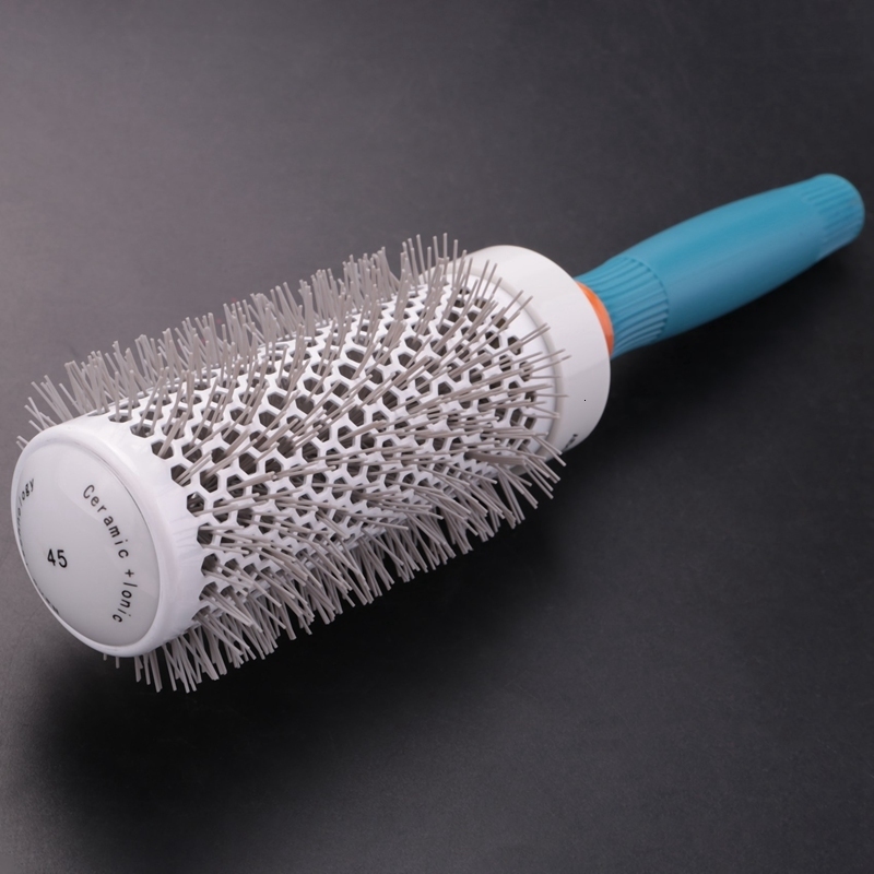 Hair Brushes Roller Comb Professional 5 Size Hair Dressing Brushes High Temperature Resistant Round Comb Hair Styling Tool Hairbrush 230529