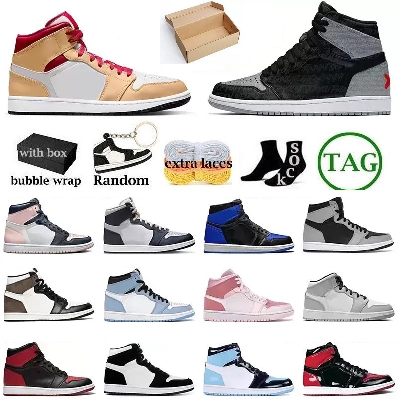 High Quality Jumpman 1 Basketball Shoes Sports Sneakers Trainers University Blue Hyper Royal Patent Panda Dark Mocha Bred 1S Shadow Unc Smoke Grey chicago, 30
High Quality Jumpman 1 Basketball Shoes Sports Sneakers Trainers University Blue Hyper Royal Patent Panda Dark Mocha Bred 1S Shadow Unc Smoke Grey chicago, 30