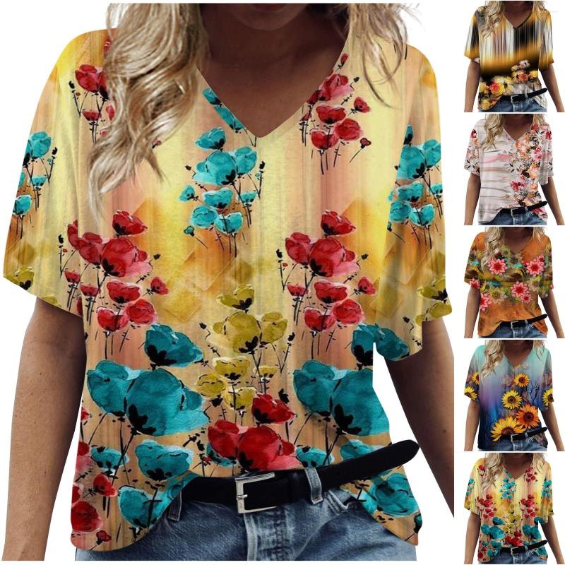 Women's T Shirts Women's Fashionable And Versatile Unique V-neck Advanced Printed Short-sleeved Top Casual T-Shirt Blusa Mujer Moda 2023, Yellow
Women's T Shirts Women's Fashionable And Versatile Unique V-neck Advanced Printed Short-sleeved Top Casual T-Shirt Blusa Mujer Moda 2023, Yellow
