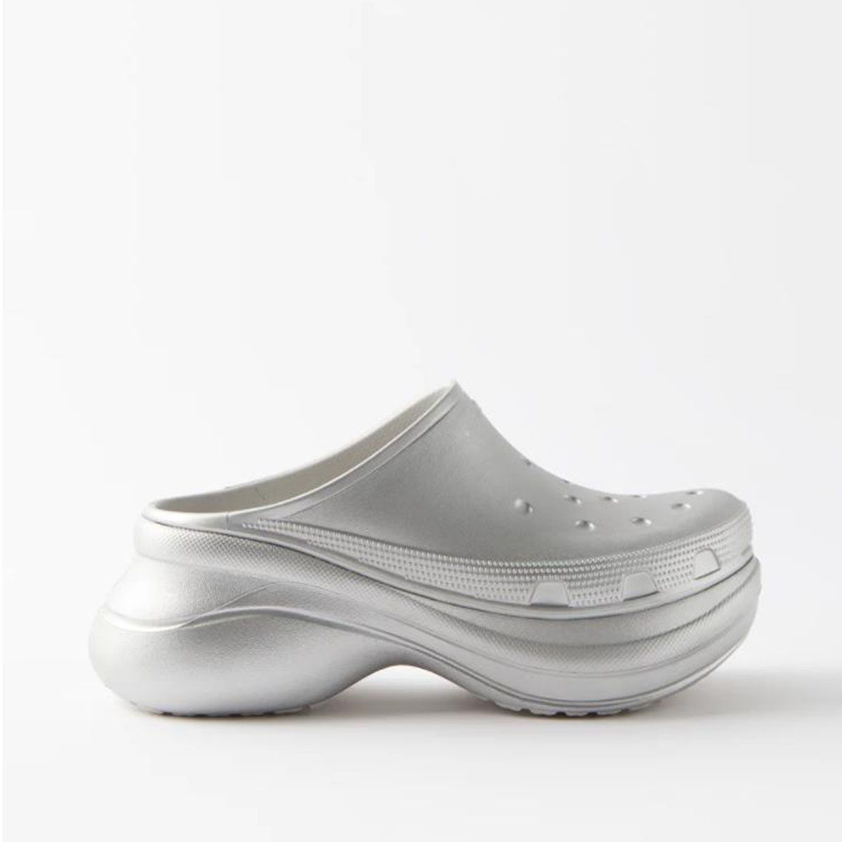 Summer Logo-embossed platform Rubber Mules Slippers Slides Sandals Platform heels women's luxury designers High Quality Casual Fashion shoes factory footwear
